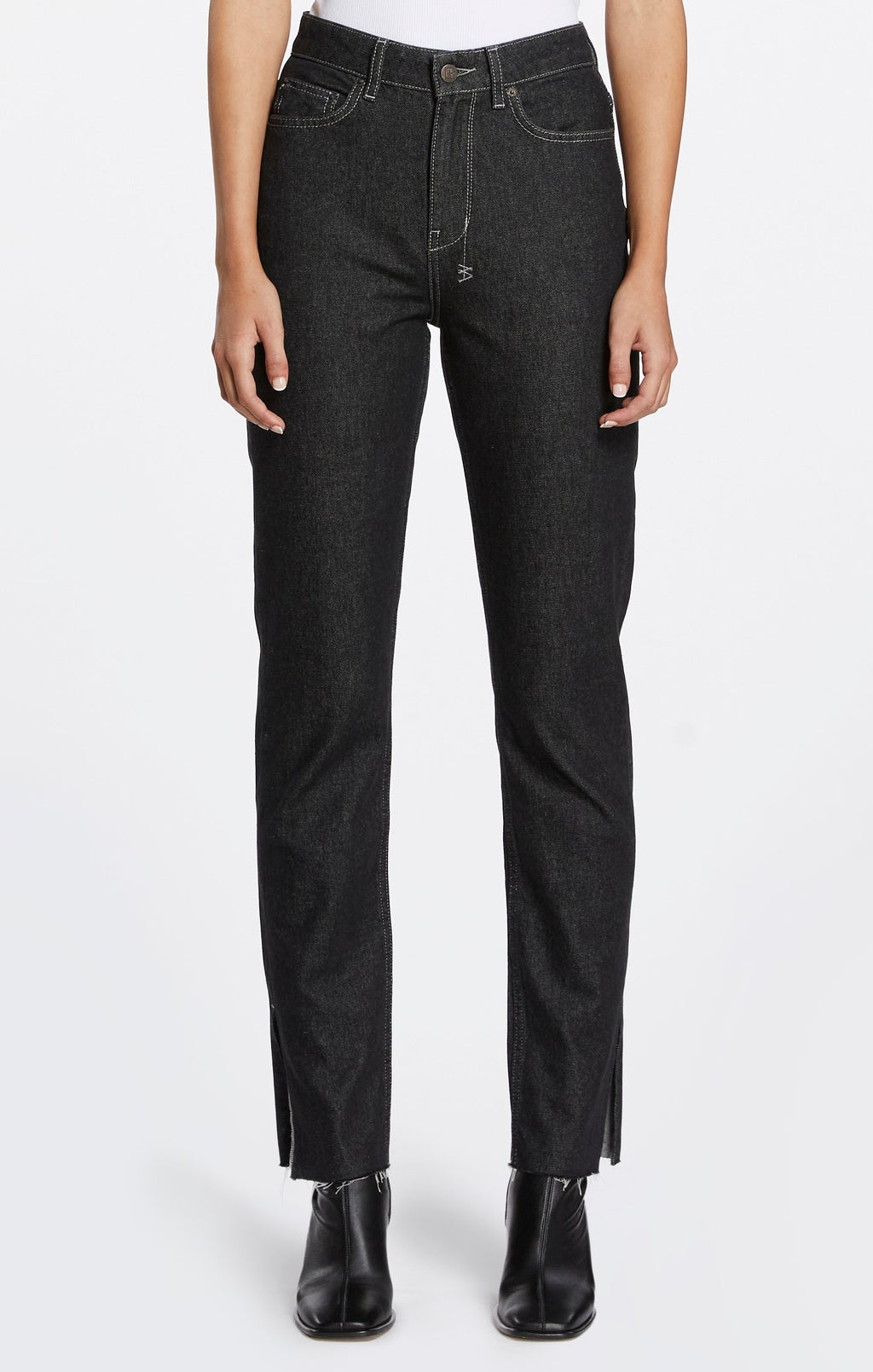 Womens Melrose Midnight Slim Denim Jeans - Black