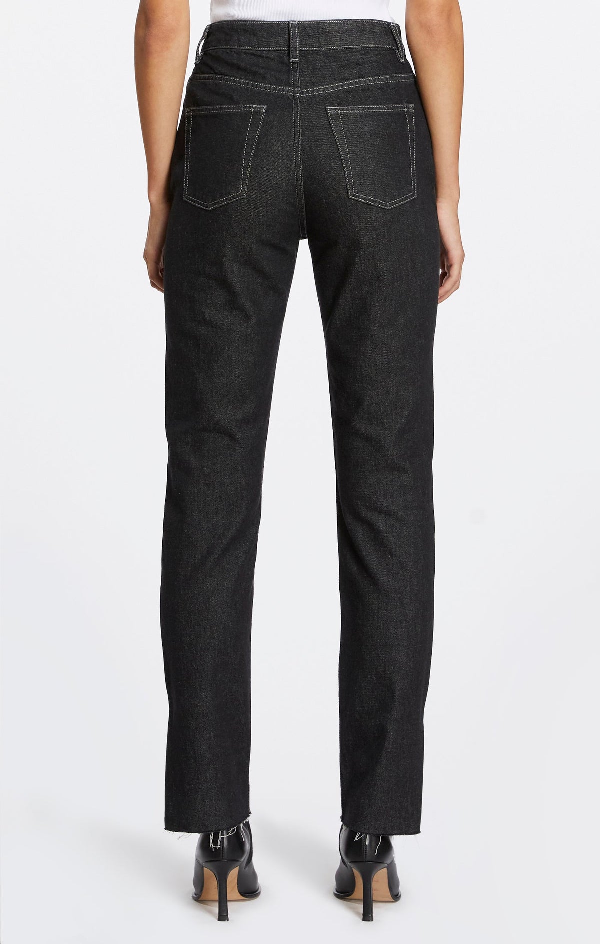 Womens Melrose Midnight Slim Denim Jeans - Black