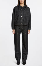Womens Melrose Midnight Slim Denim Jeans - Black