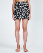 Womens Super X Mini Heavy Metal Slim Skirts - Multi Colour