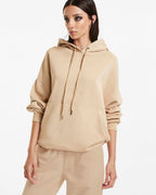 WOMENS 3 X 4 OH G HOODIE LATTE FLEECE