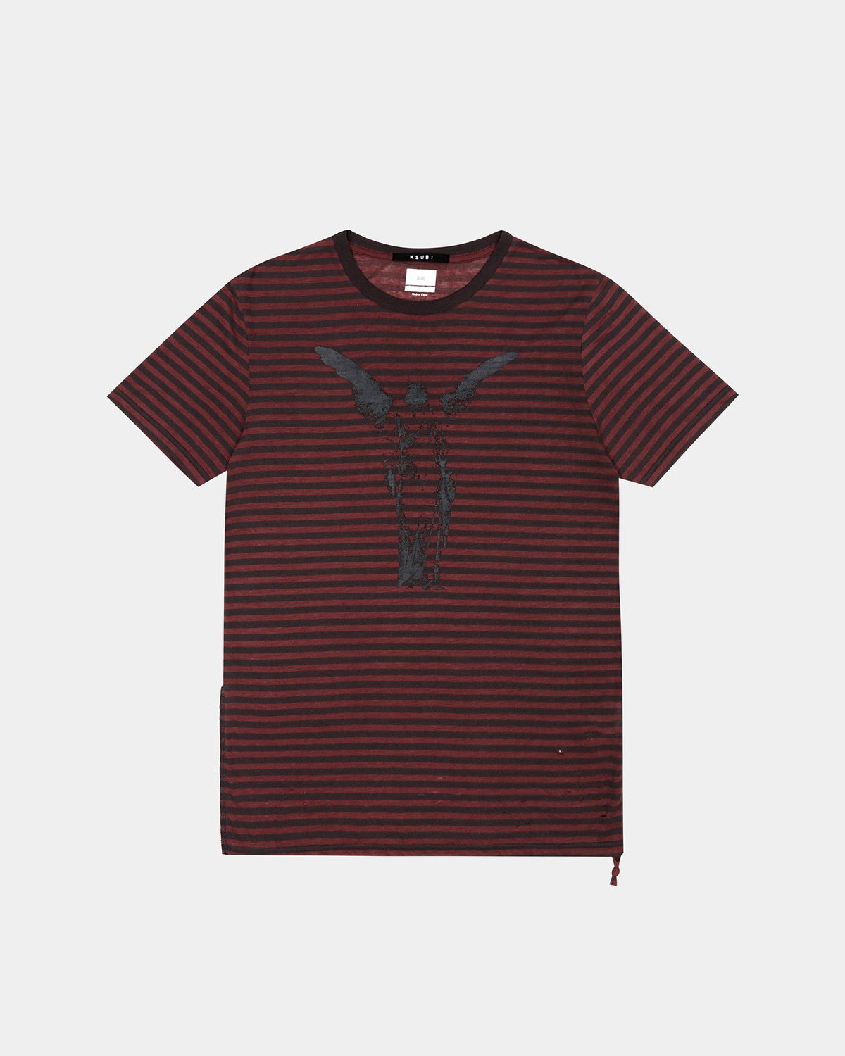 ANGEL SIOUX SS TEE RED STRIPE