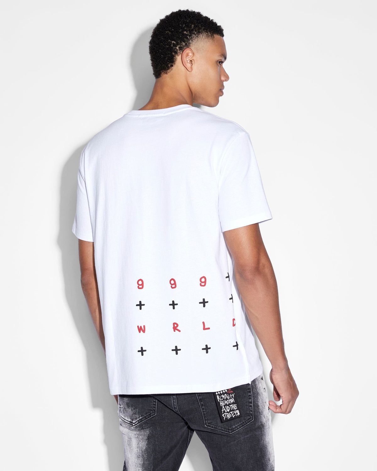 NEVER DIE KASH SS TEE WHITE